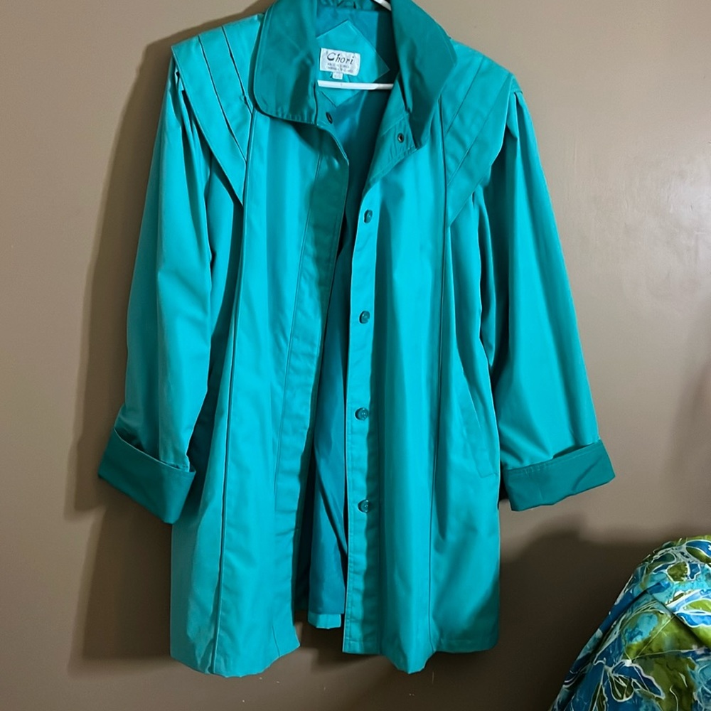 😄MCM overcoat jacket oversized green